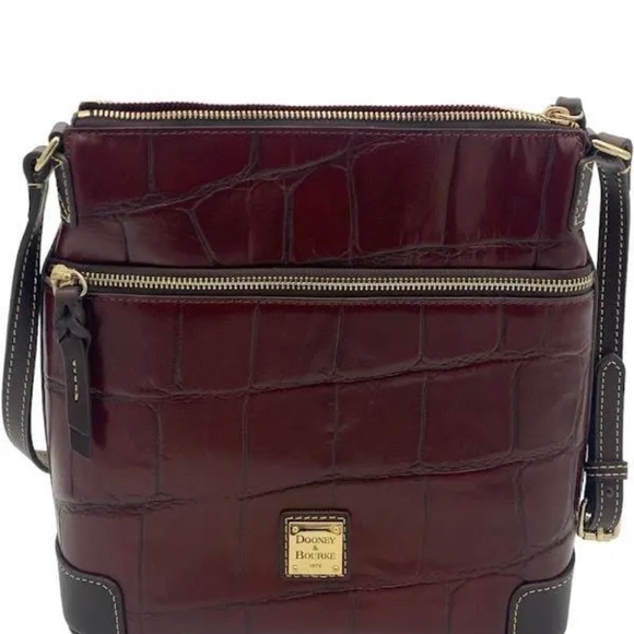 Dooney & Bourke Bags Dooney Bourke Croco Crossbody Bordeaux Poshmark